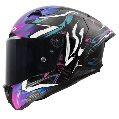 Casque intégral LS2 FF805 THUNDER GP AERO DRIFT - Bleu / Violet