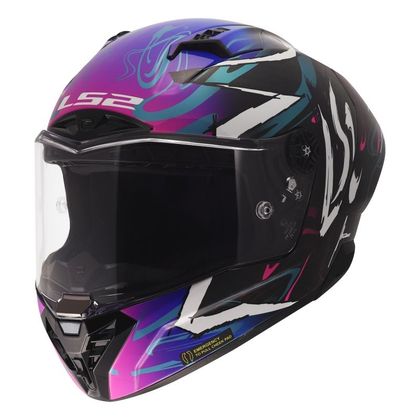 Casque intégral LS2 FF805 THUNDER GP AERO DRIFT - Bleu / Violet Ref : LS1439 