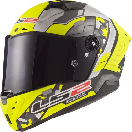 Visière Jaune LS2 FF805 Thunder - Compatible Casque LS2 FF805 - Prête Pour Pinlock Et Tear-Offs - Polycarbonate Optique 3D