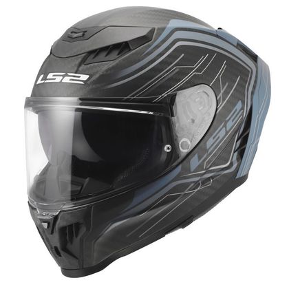Casque intégral LS2 FF807 DRAGON SUBIC - Blanc / Bleu Ref : LS1252 