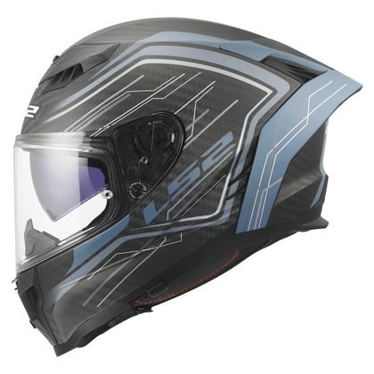 Casque intégral LS2 FF807 DRAGON SUBIC - Blanc / Bleu