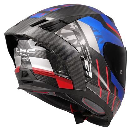 LS2 FF807 DRAGON TRAX Helmet - Blue / Red