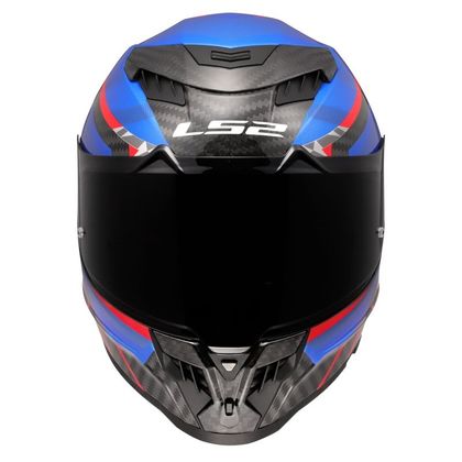 LS2 FF807 DRAGON TRAX Helmet - Blue / Red