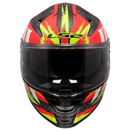 LS2 FF811 - VECTOR II CARBON - TANTIC Integraalhelm - Rood / Geel