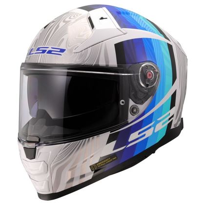 Casque intégral LS2 FF811 - VECTOR II - FREEDOM - Blanc / Gris Ref : LS1026-C7343 