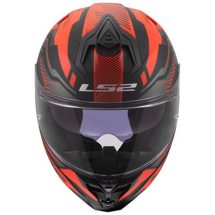 Casque intégral LS2 FF817 CHALLENGER II- DRAVIX - Noir / Rouge