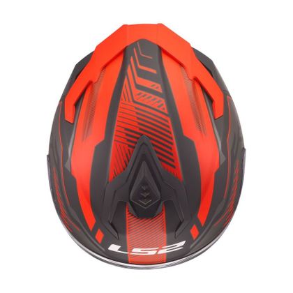 Casque intégral LS2 FF817 CHALLENGER II- DRAVIX - Noir / Rouge