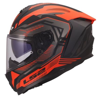 Casque intégral LS2 FF817 CHALLENGER II- DRAVIX - Noir / Rouge