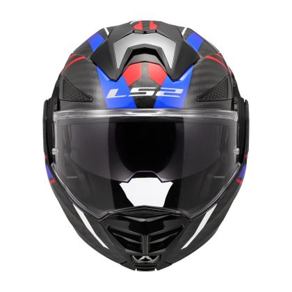 LS2 FF901 ADVANT X CARBON - FUTURE Klapphelm - Weiß / Blau