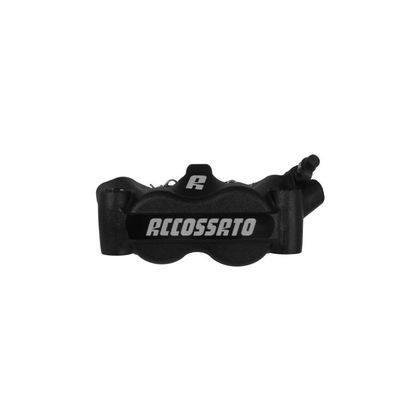 Etriers de frein Accossato radial monobloc droit forgé 100mm avec plaquettes céramiques Universel - Noir Ref : ACC0096 / PZ007N-DX-ZXC 