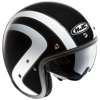 Casque jet HJC FG 70S - BOARD - Noir / Blanc
