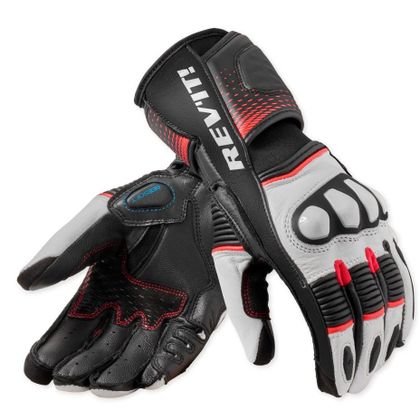 Gants Rev it XENA 4 LADIES - Blanc / Rouge Ref : RI1545 