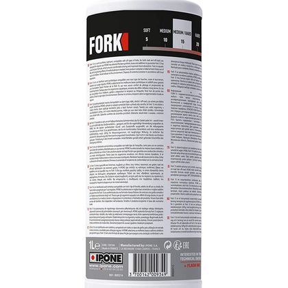 Aceite de horquilla Ipone FORK 15 - 1 LITRO universal