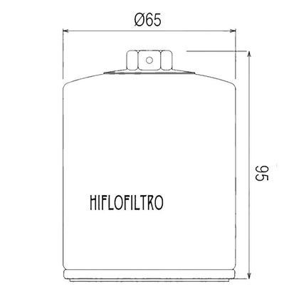 Filtre à huile HifloFiltro HF198 Type Origine