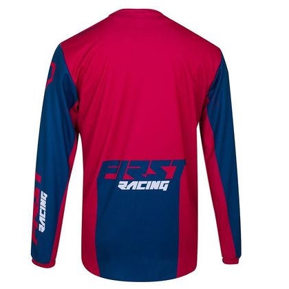 Camiseta de motocross First Racing DATA EVO - SLATE GARNET WHITE 2021