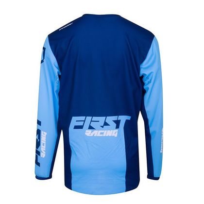 Camiseta de motocross First Racing DATA EVO - BLUE MARINE WHITE 2021