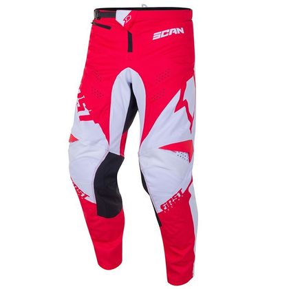 Pantalón de motocross First Racing SCAN RACE - WHITE RED 2021 Ref : FR0754 