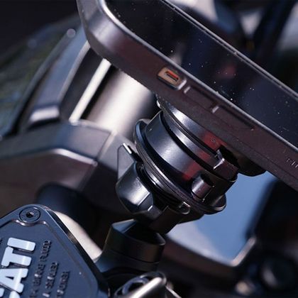 Soporte smartphone Tigra Sport Amortiguador de vibraciones para motocicletas FitClic Neo