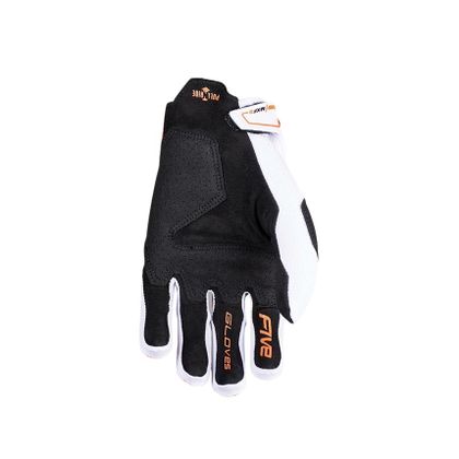 Five MXF3 EVO KID 2025 Handschoenen met kruis - Oranje / Wit