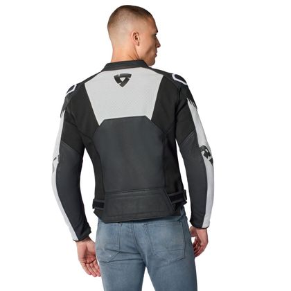 Blouson Moto Rev it ARGON 3 - Noir / Blanc