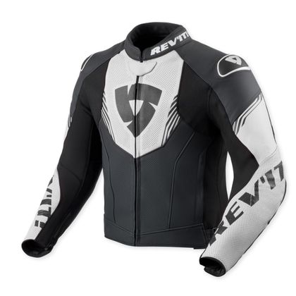 Blouson Moto Rev it ARGON 3 - Noir / Blanc Ref : RI1754 