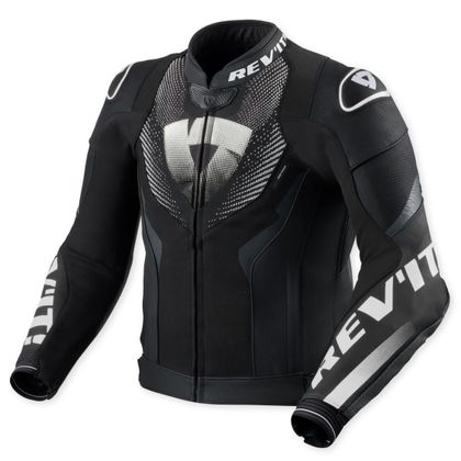 Blouson Moto Rev it HYPERSPEED 3 AIR - Noir / Blanc Ref : RI1756 