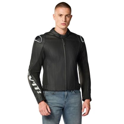 Blouson Moto Rev it QUADRATIC - Noir / Blanc
