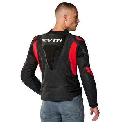 Rev it ARGON 3 PRO Motorbike Jacket - Black / Red