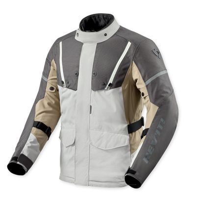Veste Moto Rev it HORIZON 3 H2O - Gris / Beige Ref : RI1379 