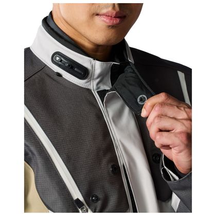 Veste Moto Rev it HORIZON 3 H2O - Gris / Beige