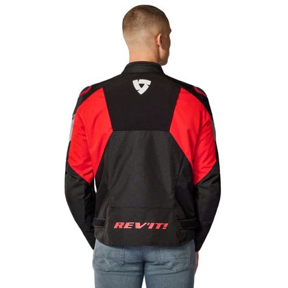 Blouson Moto Rev it CONTROL H2O - Noir / Rouge