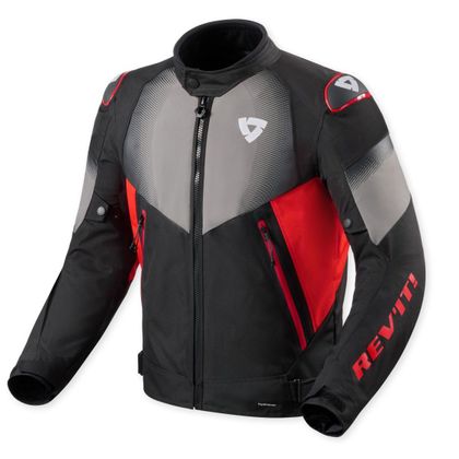 Blouson Moto Rev it CONTROL H2O - Noir / Rouge Ref : RI1573 