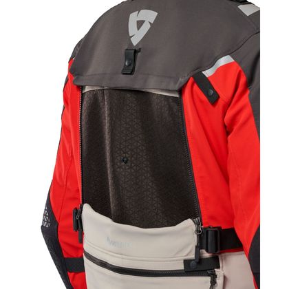 Rev it Defender 4 GORE-TEX® Motorradjacke - Grau / Rot