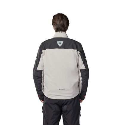 Rev it Defender 4 GORE-TEX® Motorradjacke - Grau / Rot