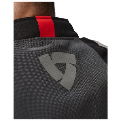 Blouson Moto Rev it QUANTUM 3 AIR - Gris / Rouge