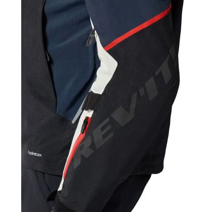 Veste Moto Rev it Fractal H2O - Bleu / Blanc