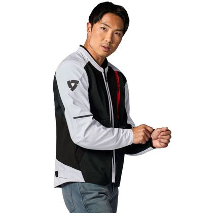Rev it GT-R 4 AIR Motor Vest - Black / White