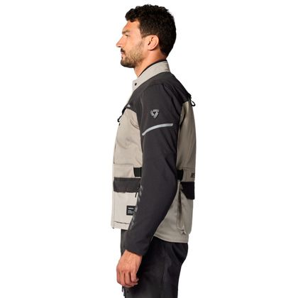 Veste Moto Rev it OUTBACK 5 H2O - Beige / Noir
