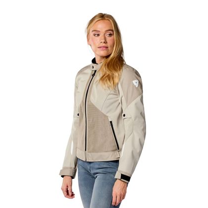 Rev it TORQUE 3 H2O LADIES Motorbike Jacket - White