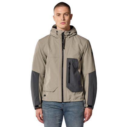 Blouson Moto Rev it BOSON - Beige / Gris