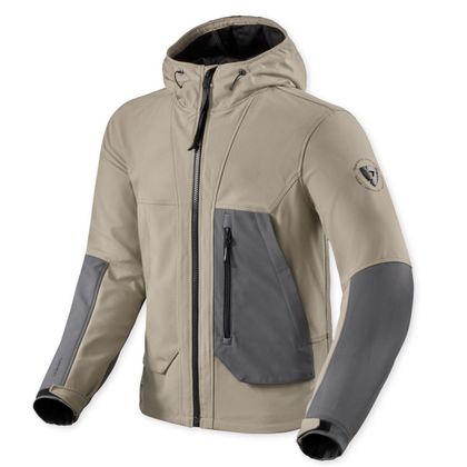 Blouson Moto Rev it BOSON - Beige / Gris Ref : RI1772 