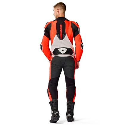 Rev it HYPERSPEED 3 Motorcycle suit - Grey / Red