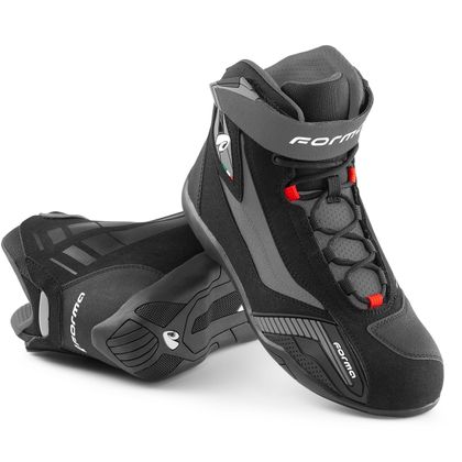 Baskets Moto Forma GENESIS - Noir / Gris Ref : FM0321 