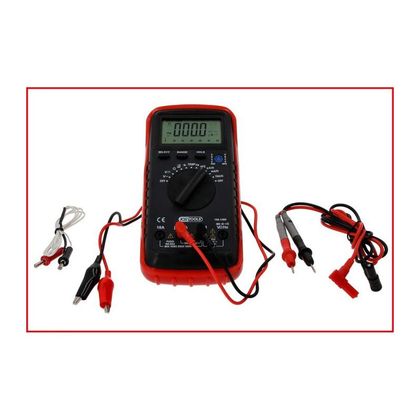 KS Tools digital mit Prüfzangen und Krokodilklemmen Multimeter Universell