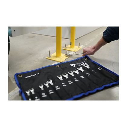Brilliant Tools omkeerbare ratel, 12 stuks, 8 - 19mm Combinatiesleutel Universeel