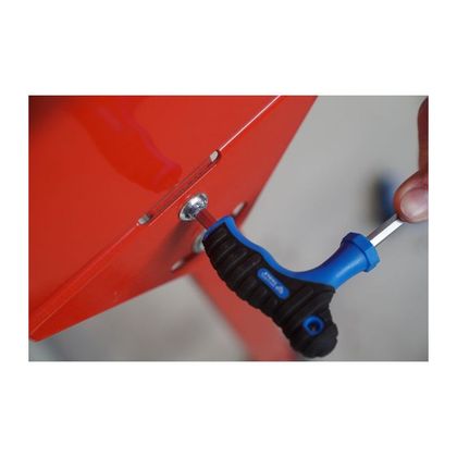 Brilliant Tools 6-kantiger Kugelkopf-Schraubenschlüssel mit T-Griff, 9 Stück Ringmaulschlüssel Universell