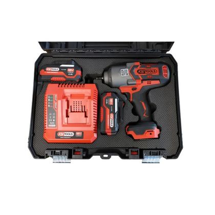 KS Tools 1/2'' 18V, 1600 Nm, 2 accu's en lader Slagmoersleutel Universeel