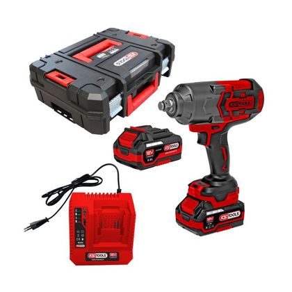 KS Tools 1/2'' 18V, 1600 Nm, 2 accu's en lader Slagmoersleutel Universeel Ref: KST0029 / 515.4715F 