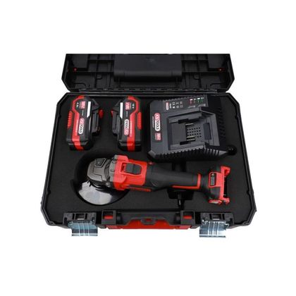 Meuleuse KS Tools angulaire 18V, 2 batteries et chargeur Universel