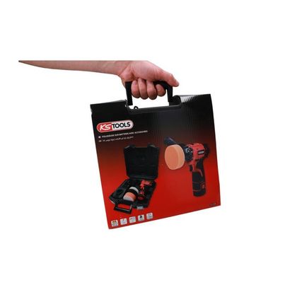 Kit de polissage KS Tools sur batterie 12V avec accessoires Universel